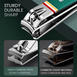 Profissional de alta qualidade em aço carbono <span class=keywords><strong>Manicure</strong></span> Kit <span class=keywords><strong>Set</strong></span> 19pcs <span class=keywords><strong>Manicure</strong></span> Cutter personalizado LOGO Nail Cutter <span class=keywords><strong>Set</strong></span> <span class=keywords><strong>Manicure</strong></span> Tools - Product Image 4