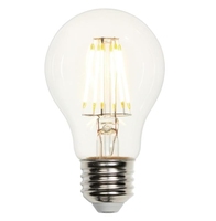 Ampoule LED en verre à filament flexible blanc chaud ambre 2200K 2700K, culot E27, A60 G80, éclairage résidentiel