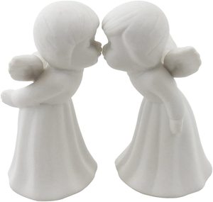 Venta al por mayor sin pintar sopa de cerámica de figuras del ángel - Product Image 4