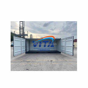 Conteneur maritime High Cube de 40 pieds, neuf, entièrement ouvert sur le côté, pour le transport d'équipements lourds. - Product Image 1