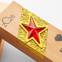Plaques de trophées en bois écologiques imprimées UV personnalisables Yucheng Crystal – Nouveaux trophées en forme de bouclier pour champions