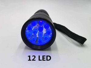 Lampe torche UV puissante à 12 LED, portable, en alliage d'aluminium, détecteurs 395nm, lampe torche LED UV 365nm - Product Image 4