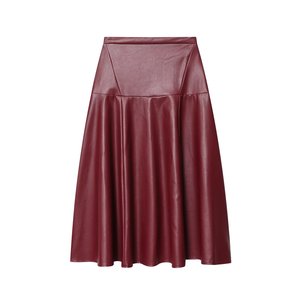 PB&ZA Mode féminine transfrontalière Nouvelle collection automne : Style européen et américain Streetwear <span class=keywords><strong>Jupe</strong></span> mi-longue en similicuir 8500910 - Product Image 2
