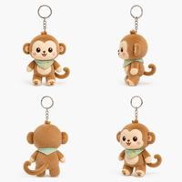Porte-clés en peluche promotionnel populaire, boîte mystère pour les prix de carnaval