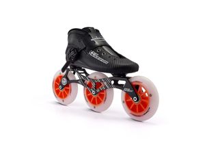 New Arrival Sliding Speed Professional <strong>Carbon</strong> Fiber Junior Speed Inline Roller Skate Frame PU Wheels High Speed <strong>Bearings</strong> 3 4 - Product Image 2
