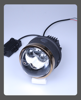 Projecteur de brouillard à double LED laser 3 couleurs, lentille de projecteur laser 3.0 pouces, projecteur de brouillard pour voiture