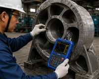 JZJ330N Digital Ultrasonic Flaw Detector Portable NDT Equipment DAC DGS Curve B-Scan Function Weld Crack Inspection High