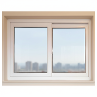 Ventana Corredera de Aluminio Premium con Tecnología Impermeable para Apartamentos Modernos