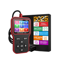 Herramienta de Diagnóstico Automotriz V620, Escáner Multifuncional para Autos, Lector de Códigos de Error del Motor, Compatible con Modo 6/8 ELM327 OBD 2, Pantalla LCD, 12V