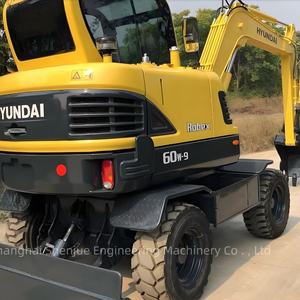 Excavatrice d'occasion Hyundai d'origine 6 tonnes R60w-9 60W, petite excavatrice Hyundai 60w-7 60w-9 Hyundai60wvs en excellent état, vente directe usine - Product Image 2