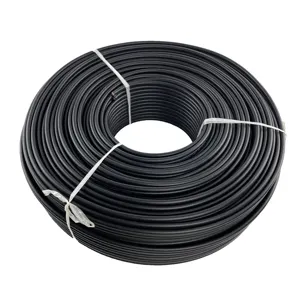 Cable plano de alta calidad 62930 IEC131 2x6mm2 cable solar PV 6mm2 1500V DC cable de alambre eléctrico paralelo Doble