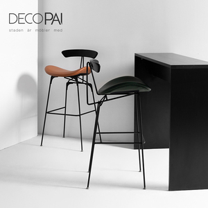 Nordique tabouret ant tapisserie <span class=keywords><strong>d</strong></span>'ameublement <span class=keywords><strong>D</strong></span>'UNITÉ CENTRALE siège <span class=keywords><strong>en</strong></span> acier cadre pour salon restaurant café - Product Image 6