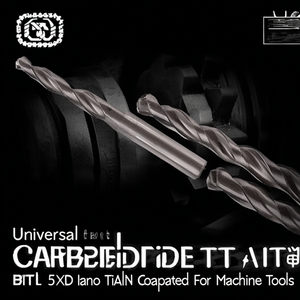 Foret universel en carbure 5xD avec revêtement Nano TiAlN pour machines-outils - Product Image 3