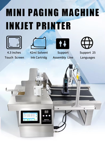 DG-127 Desktop Inkjet <strong>Coding</strong> <strong>Machine</strong> with Automatic Pagination - Print Text/Barcodes/Logos on <strong>Carton</strong>/Metal/Plastic. - Product Image 2