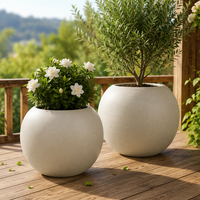Grandes jardinières d'extérieur, pots de fleurs pour fleurs et plantes, jardinières au sol, maceteros grandes exterior