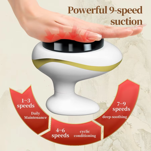 Masajeador Eléctrico 3 en 1 OEM ODM con Gua Sha y Ventosas, Piedra Bian con Calentamiento de Grafeno, Succión Ajustable para <span class=keywords><strong>Spa</strong></span> y Uso Doméstico - Product Image 3