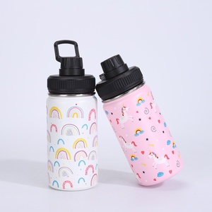 Nouvelle gourde isotherme en acier inoxydable pour enfants, à thème dessin animé, avec paille, mignonne, portable, élégante, pour usage extérieur, facile à transporter - Product Image 5