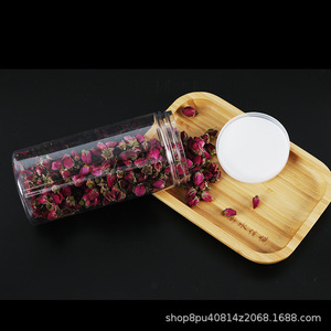 85mm clear <b>plastic</b> lid <b>jar</b>, food-grade airtight <b>jar</b>, PET <b>plastic</b> food <b>jar</b>, biscuit and herbal tea storage <b>jar</b> - Product Image 2