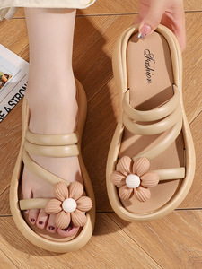 Sandalias Antideslizantes de Verano para <span class=keywords><strong>Mujer</strong></span> 2025, Nuevas Sandalias de Playa Casuales con <span class=keywords><strong>Suela</strong></span> Gruesa, Chanclas Modernas para <span class=keywords><strong>Mujer</strong></span>, Pantuflas Cómodas para el Hogar - Product Image 1