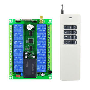 Récepteur relais FBD-C1201A 433 MHz 12 canaux CA 100 V~240 V/CC 12 V, interrupteur de télécommande RF universel <span class=keywords><strong>pour</strong></span> maison intelligente et portail automatique - Product Image 5