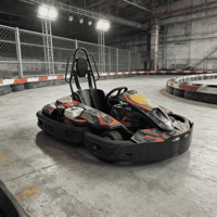 Go Karts de Gasolina de 4 Tiempos de Alta Velocidad, Alquiler de Go Karts de Gasolina de Larga Duración para Interiores y Exteriores