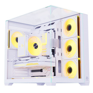 Boîtier de <span class=keywords><strong>PC</strong></span> de jeu SNOWMAN, tour de bureau E-ATX M-ATX, boîtier de jeu pour <span class=keywords><strong>PC</strong></span>, boîtier de <span class=keywords><strong>PC</strong></span> de jeu avec triple plaque de verre pour joueur - Product Image 4