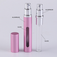 Flacons d'échantillons de parfum personnalisés, atomiseur de parfum rechargeable, flacon de parfum vide avec boîte d'emballage personnalisée avec logo