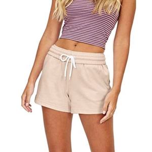 Supplier Customized <b>Women's</b> <b>Sweat</b> <b>Shorts</b> With Pockets Cotton French Terry Drawstring Custom logo <b>Sweat</b> <b>Shorts</b> for <b>Women</b> - Product Image 2