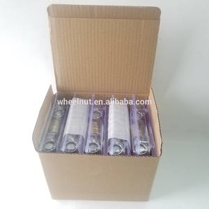 4pcs Mur Pengunci Dengan 2pcs Soket Kemasan Kartu Blister 12x1.5 Mur Pengunci Roda Krom - Product Image 3