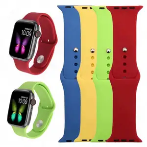 Silicone Sport Rubber soft Waterproof Watch Band For Smart Watch Band