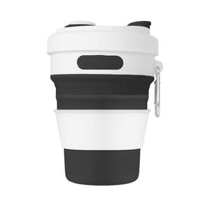 Gobelets pliables en silicone de haute qualité 500 ml, tasse à café réutilisable 500 ml avec manchon en plastique - Product Image 1