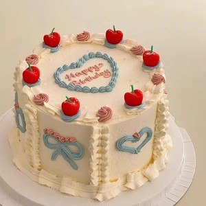 Korean Style Fruit Cherry Candles Birthday Cake Decorations 3D Paraffin Candle Set For Birthday Party - Product Image 3