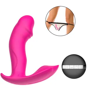 Vulve féminine télécommandée sans fil pour femmes Jouets sexuels pour adultes Vibrateur Stimulateur de fonction de doigt pour femme