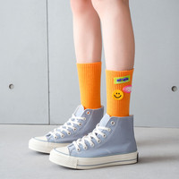 Hommes et Femmes Mode 3D Patch Adulte Hommes Chaussettes de Sport en Coton