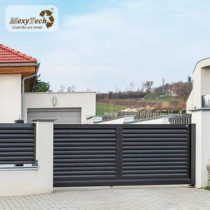 Porte coulissante pour maison, ouvre-porte <span class=keywords><strong>coulissant</strong></span> automatique, porte <span class=keywords><strong>de</strong></span> maison en WPC - Product Image 6