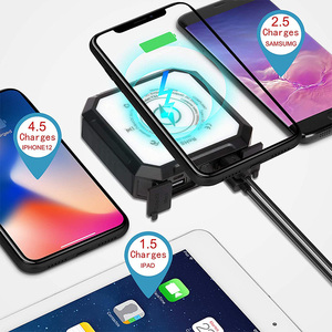 ธนาคารพลังงานแสงอาทิตย์ขนาดเล็ก10000mAh พร้อมไฟอุปกรณ์เสริมมือถือกันน้ำกลางแจ้งแบตเตอรี่แพ็คพลังงานแสงอาทิตย์ไร้สาย - Product Image 3
