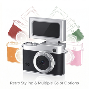 Cámara Digital de Doble Lente 1080P de Alta Resolución con Captura de Sonrisa, Cámara Inteligente de Belleza para Niños, Cámara para Vlogging - Product Image 1