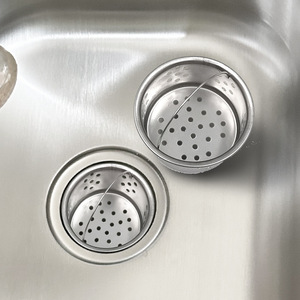 Stainless Steel Sink Strainer Basket Filter Drain Cover For Kitchen Sink Dishwasher Basin Accessories Round Undermount - Product Image 1