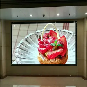 P4 Panel Display dinding LED Video definisi tinggi iklan dalam ruangan 960x960mm layar LED dalam ruangan besar tetap