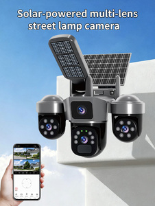 กล้องวงจรปิดพลังงานแสงอาทิตย์ LED มุมมอง 360 องศา เซ็นเซอร์ CMOS ตรวจจับการเคลื่อนไหวของมนุษย์ ใช้งานกลางแจ้ง ไม่ต้องเสียบปลั๊ก รองรับการใช้งานฟรีที่บ้าน รองรับ TF Cloud 1 ปี - Product Image 2