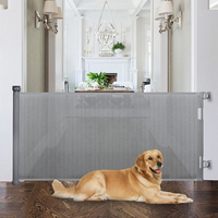 Barrière de sécurité rétractable pour bébé en gros, produits pour la maison, portes d'escalier, barrière de sécurité pour enfants, matériau PVC, barrière de sécurité rétractable pour bébé