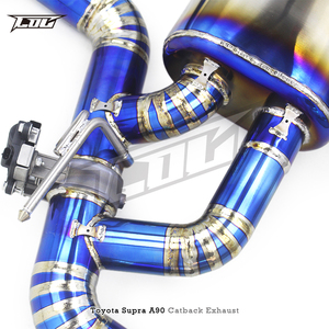 Silencieux d'échappement OEM Valvetronic pour <span class=keywords><strong>Toyota</strong></span> <span class=keywords><strong>Supra</strong></span> A90 A91 B58 MK4 MK5 3.0T 2020-2023 Systèmes d'échappement Catback en titane Pièces détachées automobiles - Product Image 5