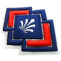 En gros, Patchs brodés thermocollants personnalisés pour vêtements, motifs lettres, matelassage, badges 3D et appliques
