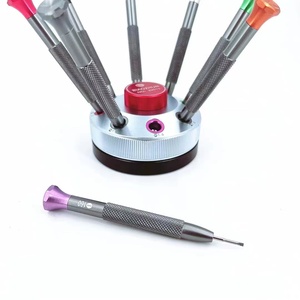 Jeu de <span class=keywords><strong>tournevis</strong></span> de haute qualité 8 pièces avec base à roulement, outil de montre pour horloger, jeu d'outils de <span class=keywords><strong>tournevis</strong></span> de précision pour montre - Product Image 3