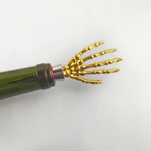 Golden Handbone <b>Wine</b> Bottle <b>Stopper</b> Metal Sealing With Colorful Ring <b>Stopper</b> For <b>Wine</b> Storage - Product Image 2