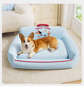 Fabrik-Großhandel Neues Design Hundebett Winter Verdicktes Haustier-Sofa Abnehmbar Waschbar Kleines Hunde- und Katzen-Schlafbett - Product Image 1