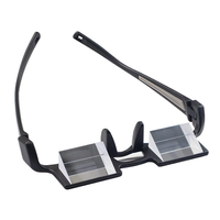 Lunettes à prisme pour lit, miroir horizontal, lunettes pour lecteurs paresseux, lunettes à prisme à 90 degrés pour lire et regarder la télévision allongé