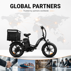Bicicleta eléctrica de carga de 48V al por mayor de fábrica, batería de 50AH, neumático ancho, e-bike para reparto y transporte, personalización OEM - Product Image 1