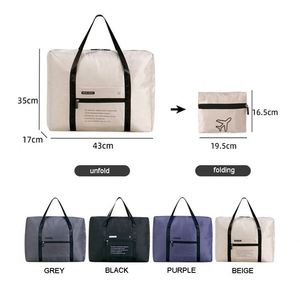 Sacs de sport imperméables unisexes en gros, sacs de voyage pliables pour vêtements, sacs de voyage en polyester pliables - Product Image 4