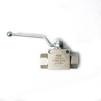 Vanne à boisseau sphérique en acier au carbone forgé série KHB-3W pour eau, gaz, huile, hydraulique, OEM personnalisable, vannes à boisseau sphérique hydrauliques de contrôle général